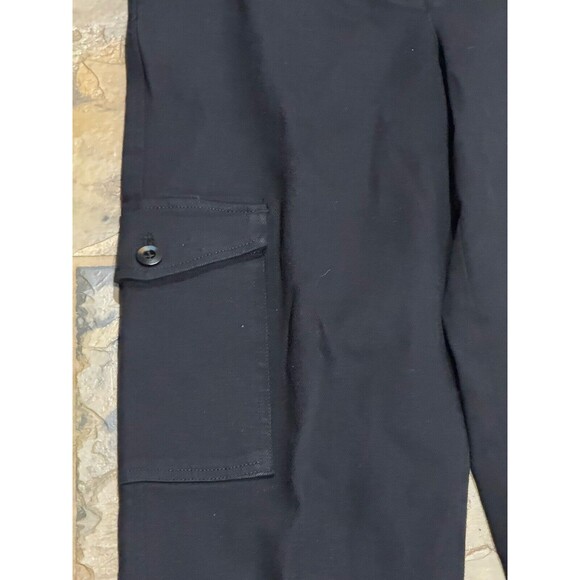 Aritzia Wilfred Free Womens Modern High Waist Cargo Pants Black Size 4 Pockets 6 - Picture 9 of 12